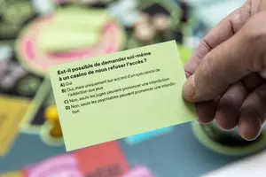 Visuel d'une carte question du jeu