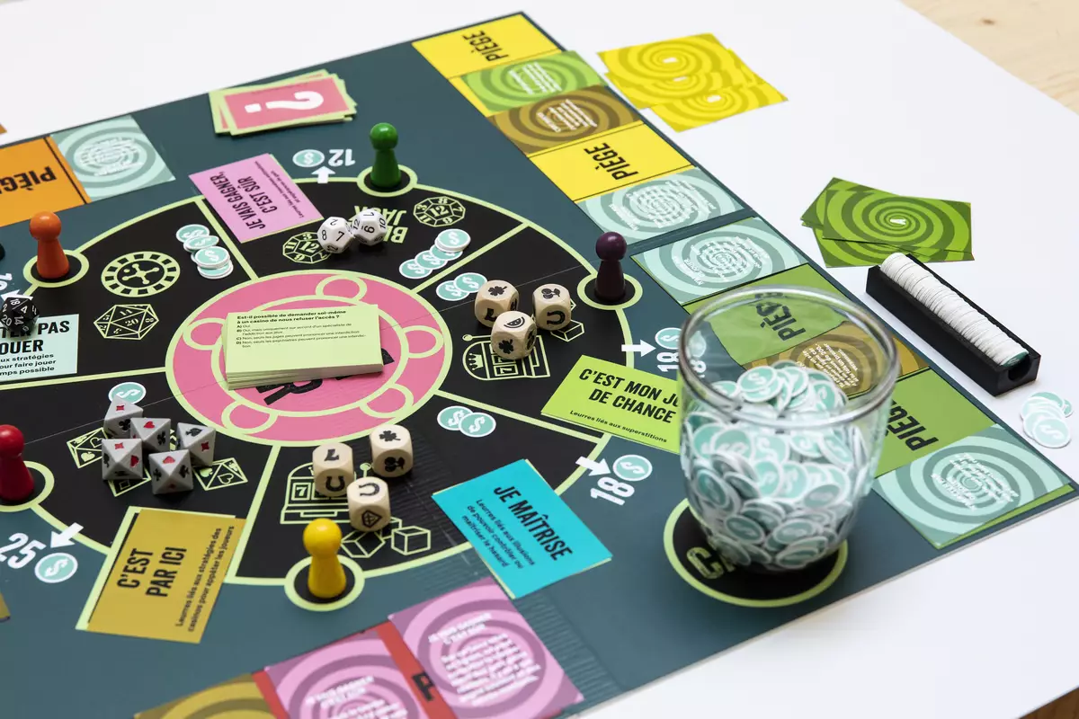 Visuel du plateau de jeu Gambling escape